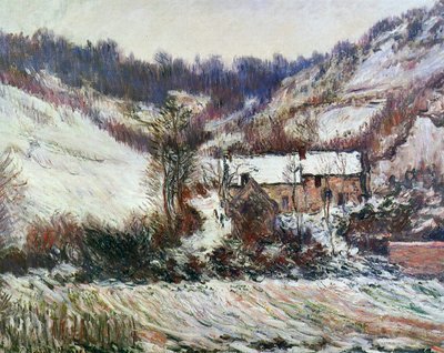 Snow near Falaise, Normandy, c.1885-86 by Claude Monet
